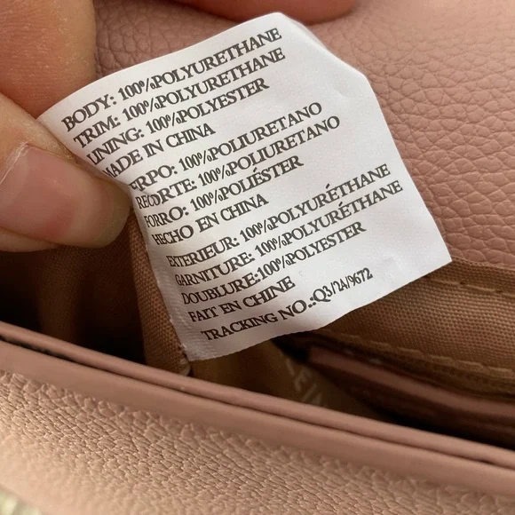 Anne Klein small cross body purse casual beige color - Picture 6 of 8